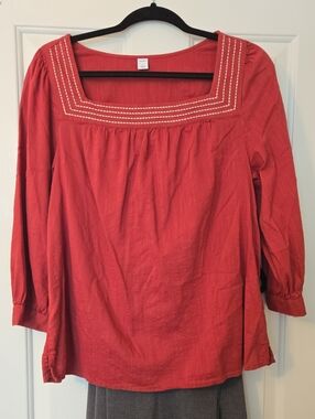 Old Navy Blouse Size Large And G.H. Bass & Co. Gray Pants 12,